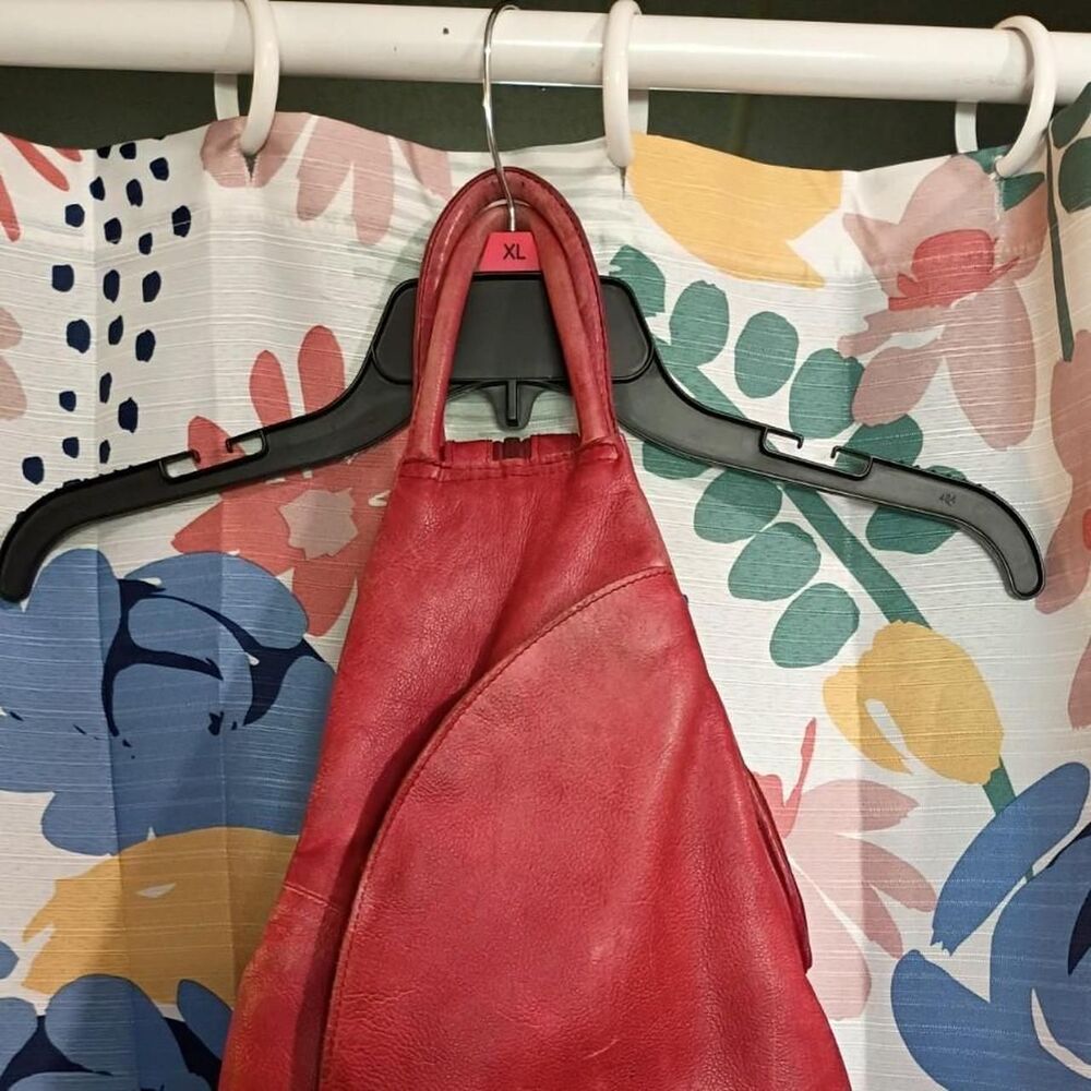 Free-people Women's Red and Burgundy Bag